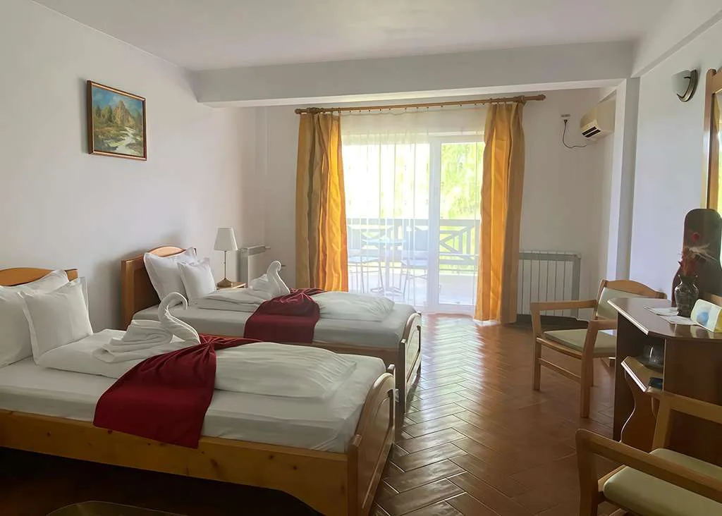 Cameră dublă twin la Dunăre cu balcon — Wels, Băltenii de Sus, Tulcea