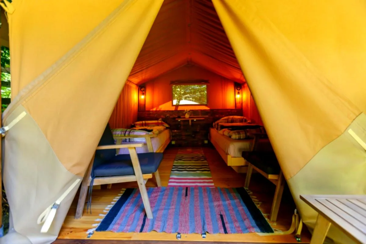 Cort Safari Belvedere 2 persoane — Green Camp - Adventure Glamping, Vadu Oii, Buzău
