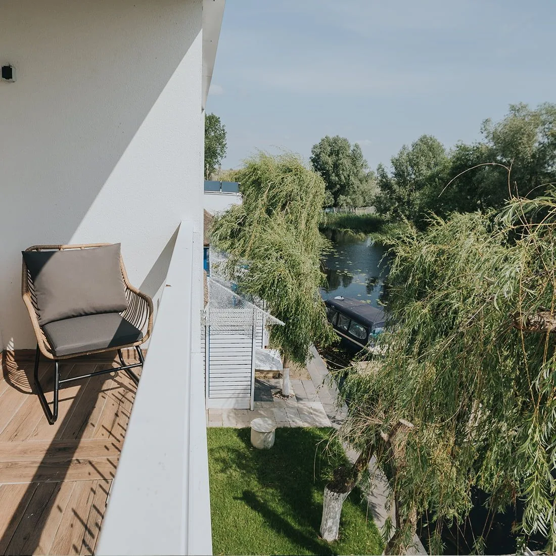 Cameră triplă cu balcon — Wild Pike Oasis, Sulina, Tulcea