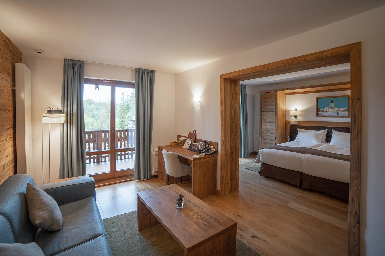Cameră Dublă Standard Economy la parter fără balcon — Teleferic Grand Hotel, Poiana Brașov, Brașov