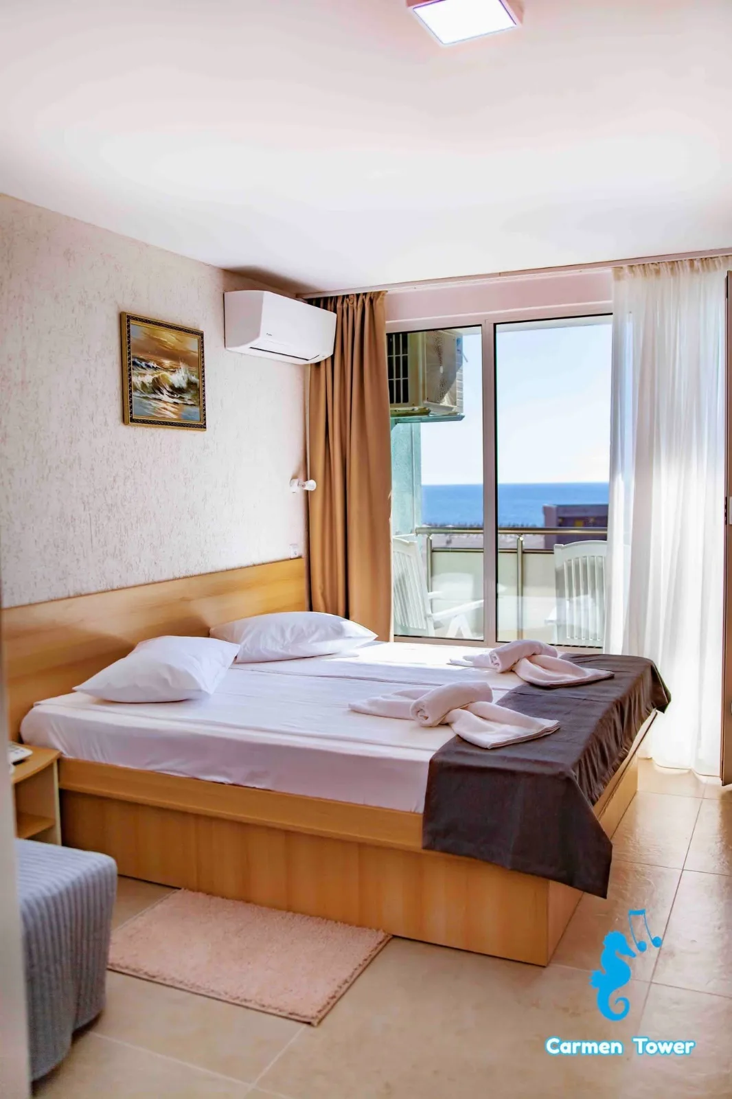Camera cu vedere mare renovata 2026 — Hotel Balada, Saturn, Constanța