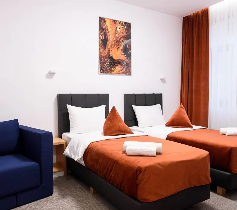 Superior Twin Room With Shower — Urban Hotel, Baia Mare, Maramureș
