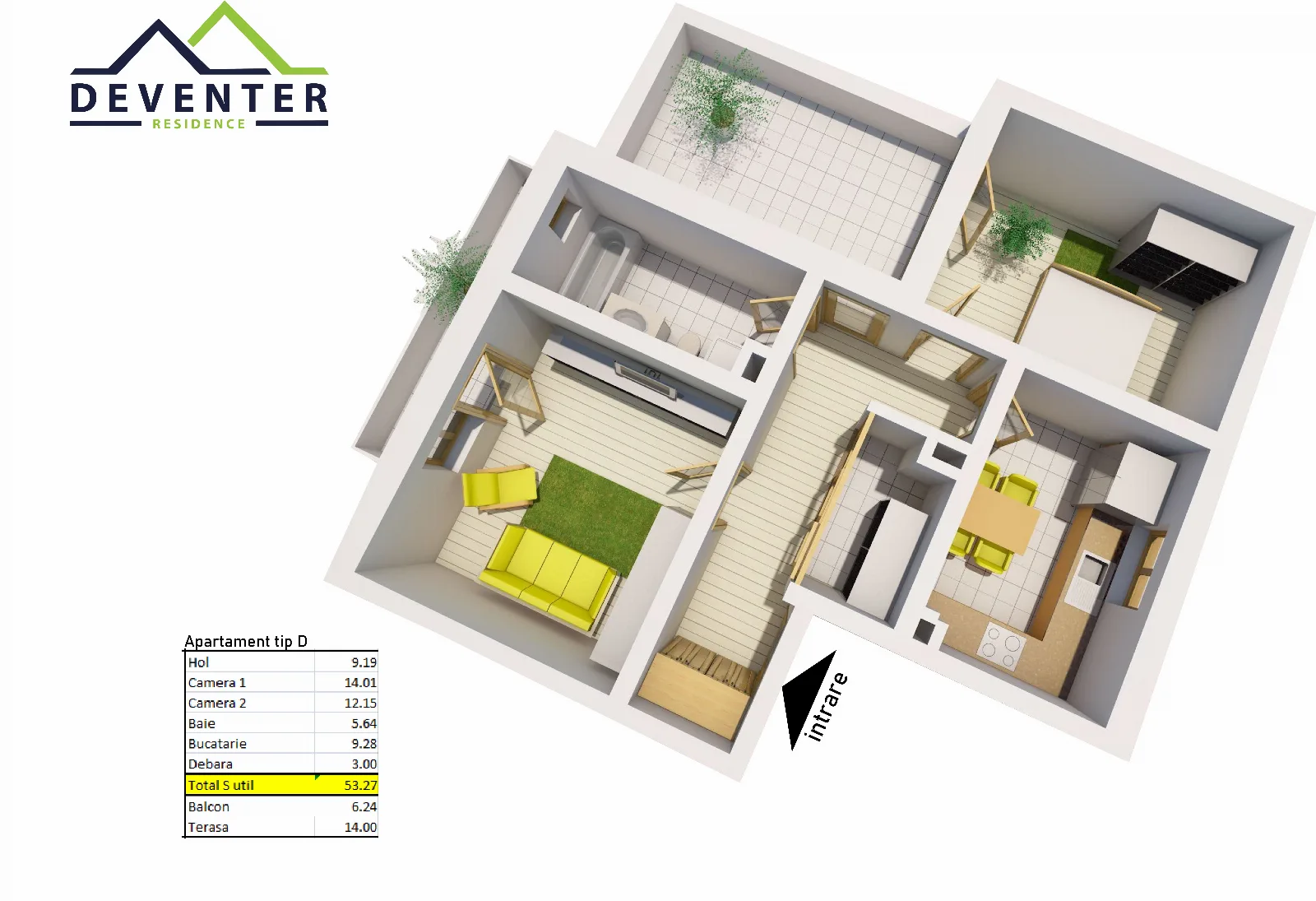 Penthouse — Deventer Residence VRT, Sibiu, Sibiu