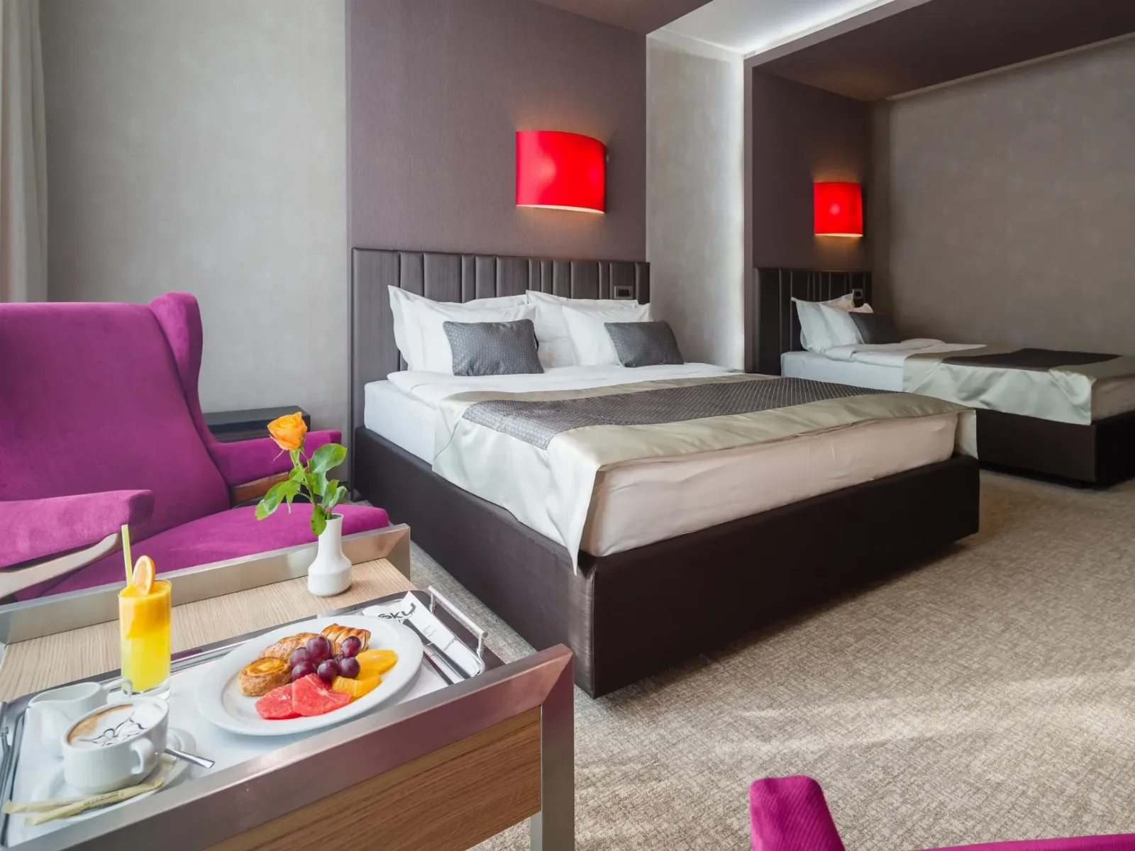 Executive Double Twin Room — Sky Blue, Păulești, Prahova