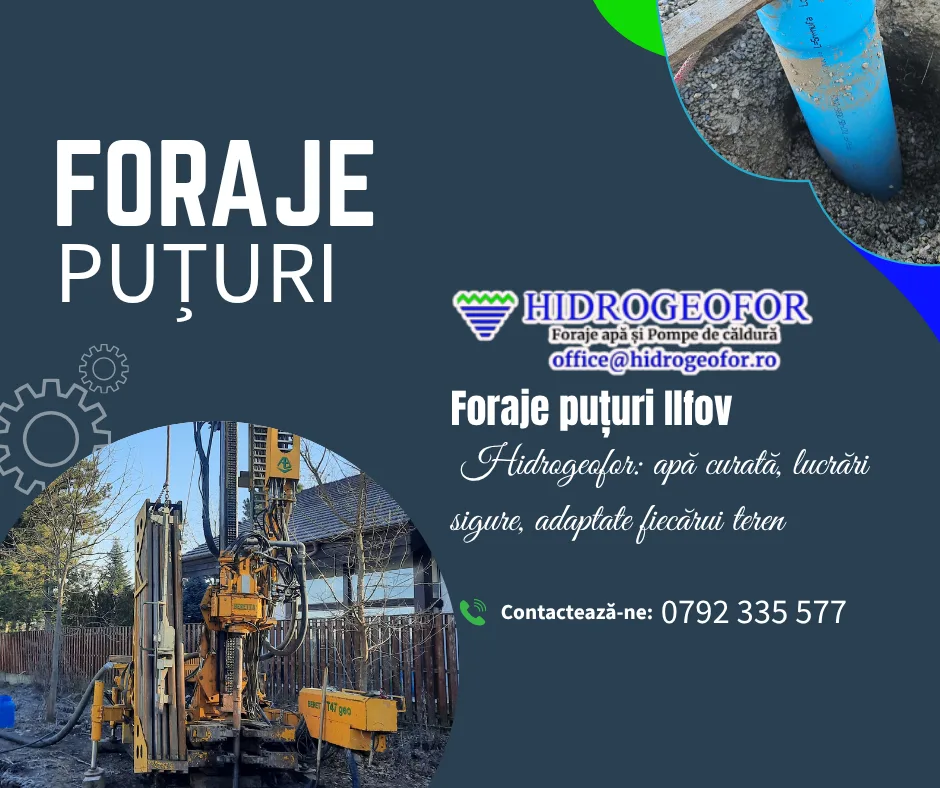 Hidrogeofor Srl - Foraje puțuri apǎ Ilfov