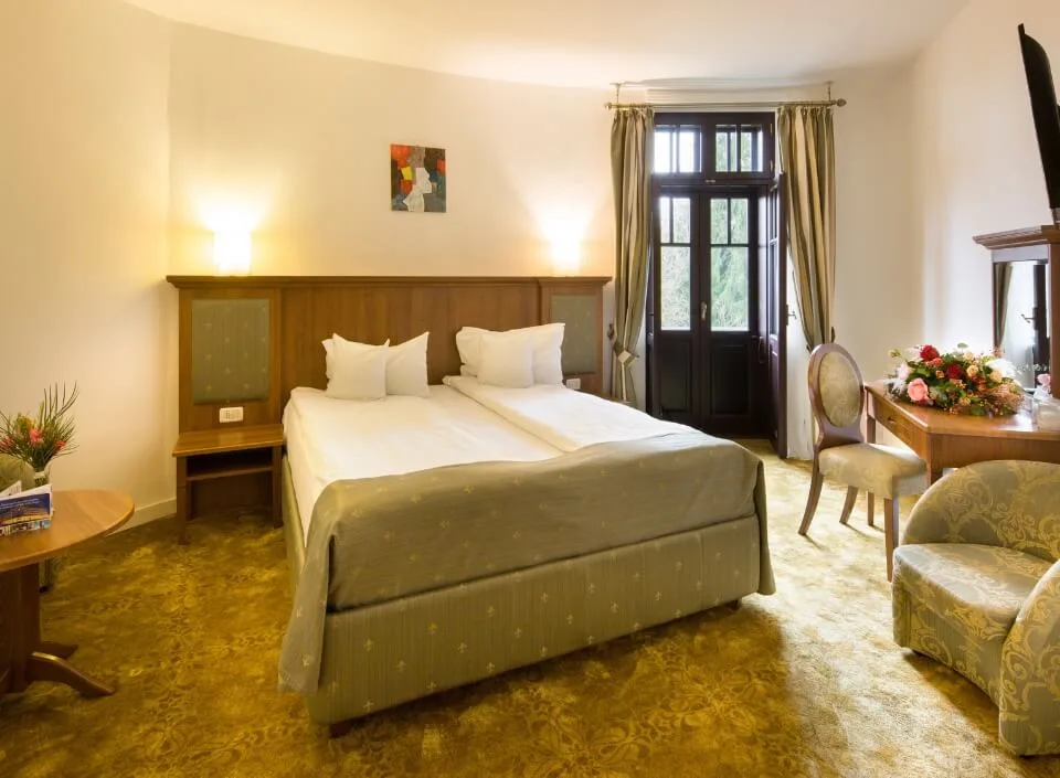 Cameră Dublă Matrimonială — Hotel Belvedere, Băile Govora, Vâlcea