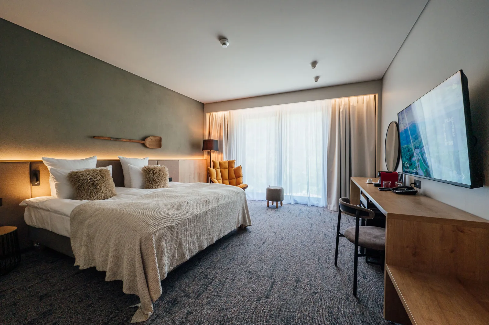 Cameră Deluxe – Vedere la Pădure — Complex Hotelier Balvanyos Resort, Turia, Covasna