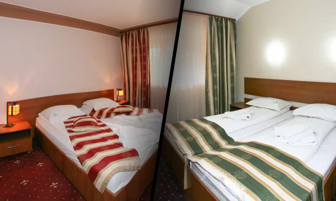 Cameră dublă cu două paturi separate (twin) — Livadia, Băile Olănești, Vâlcea